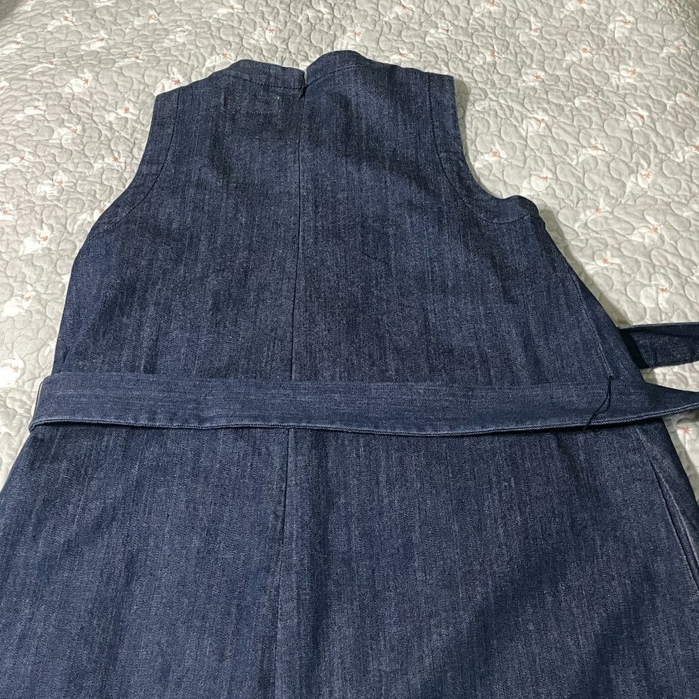 Kate Spade Broome Street Denim Stretch Dress/Jumper Mint Cond. Sz S Super Cute - Picture 7 of 9